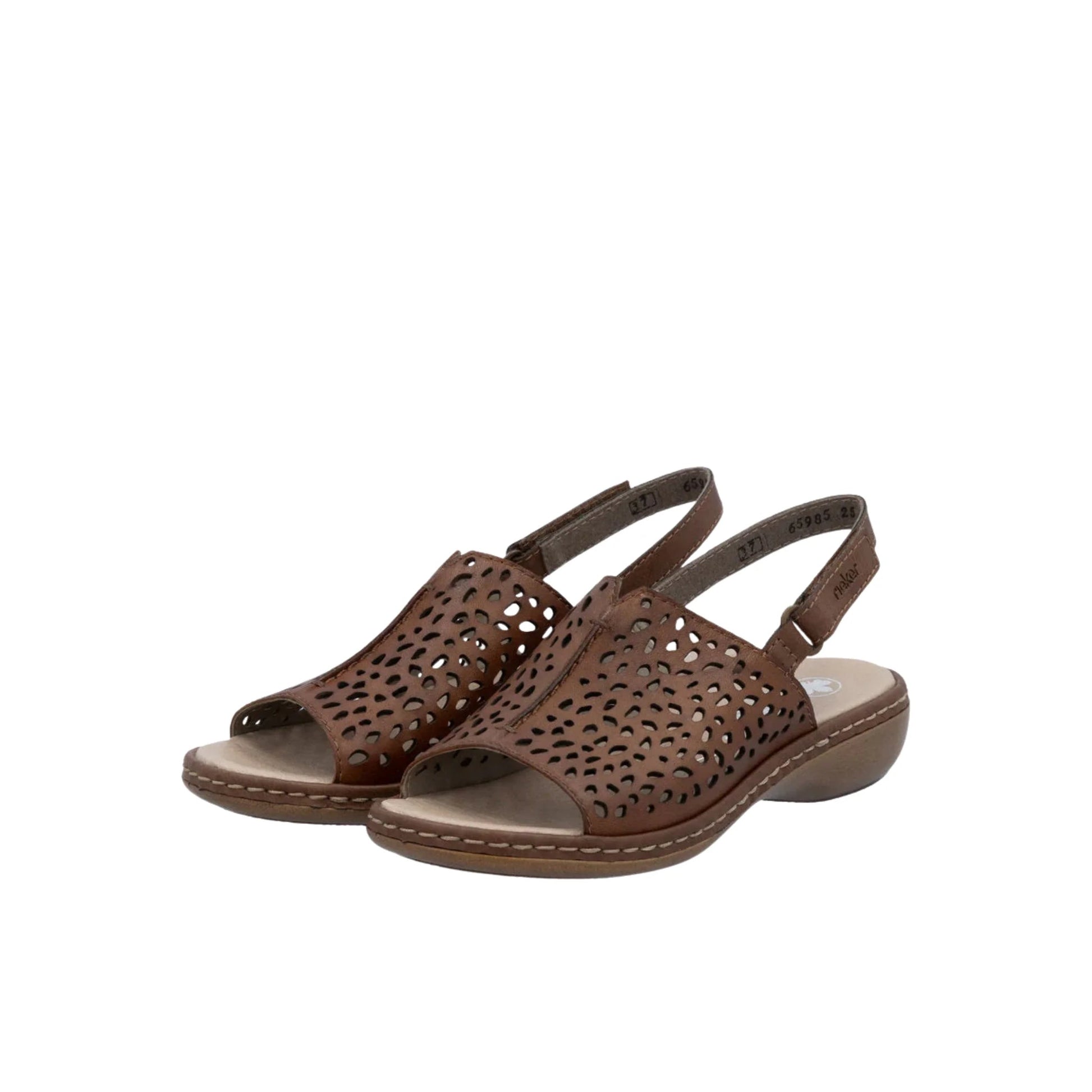 Rieker Women's Regina Sandals - Tabacco/Chestnut by Lenny's Shoe & Apparel