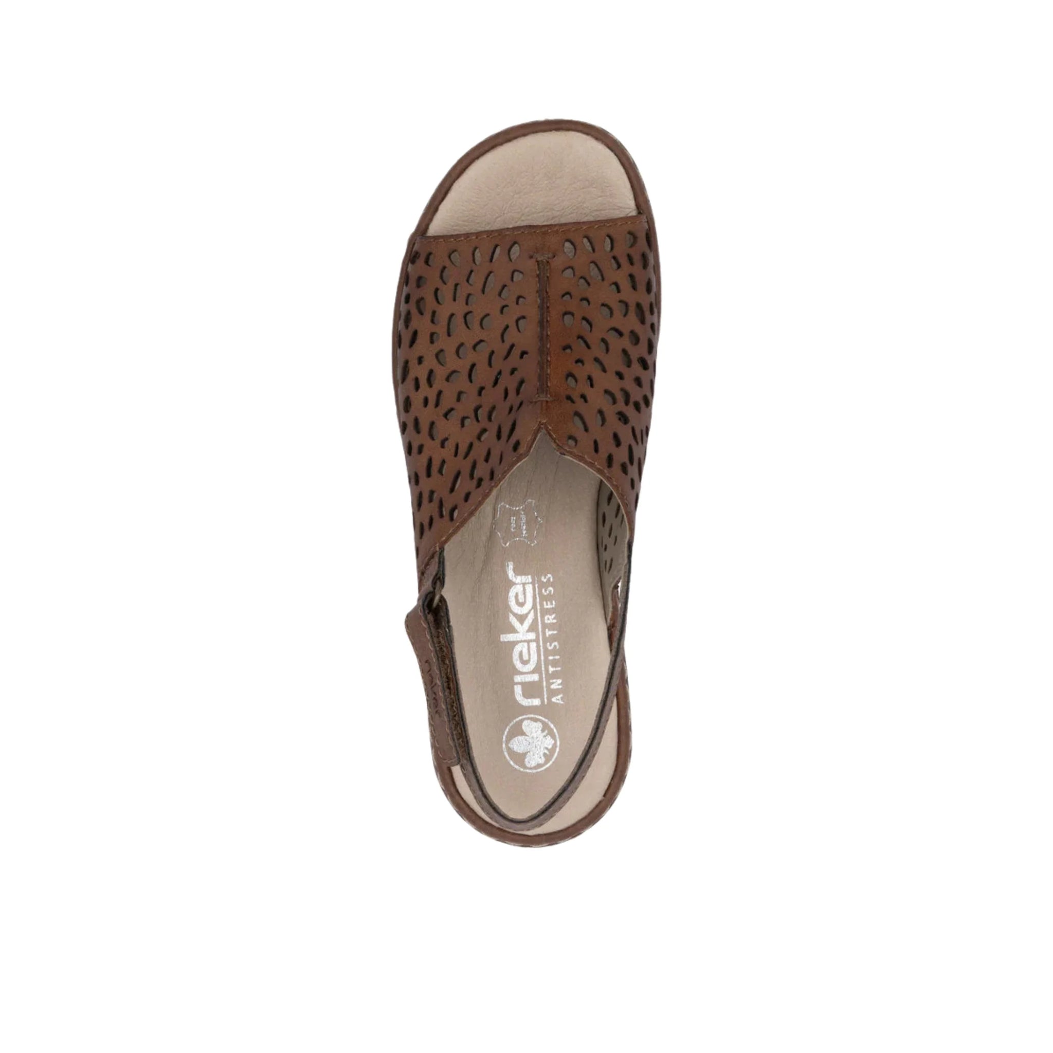 Rieker Women's Regina Sandals - Tabacco/Chestnut by Lenny's Shoe & Apparel