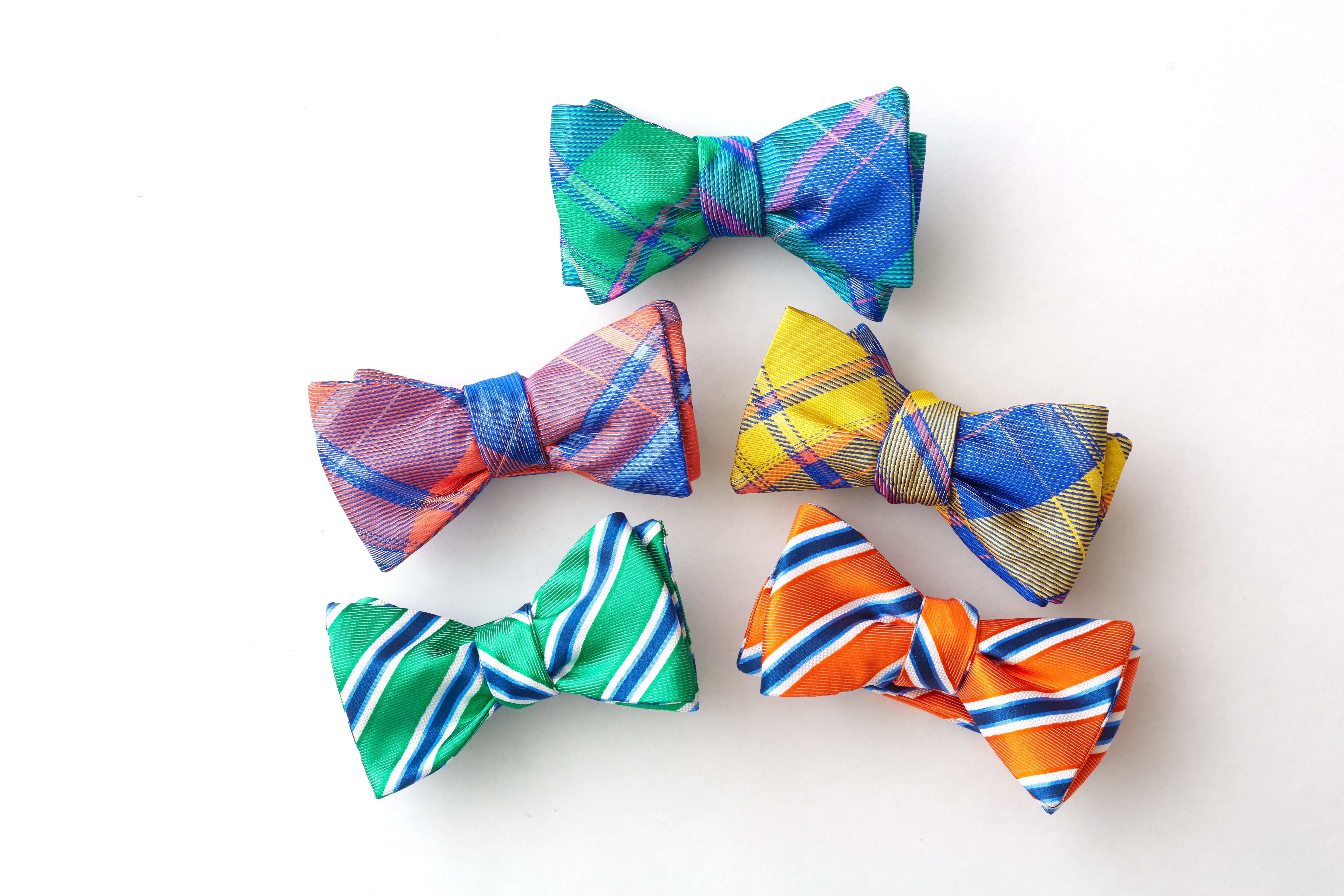 Riverside Orange - bow ties