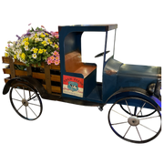 82" Solar Lighted Antique Woody Replica Truck