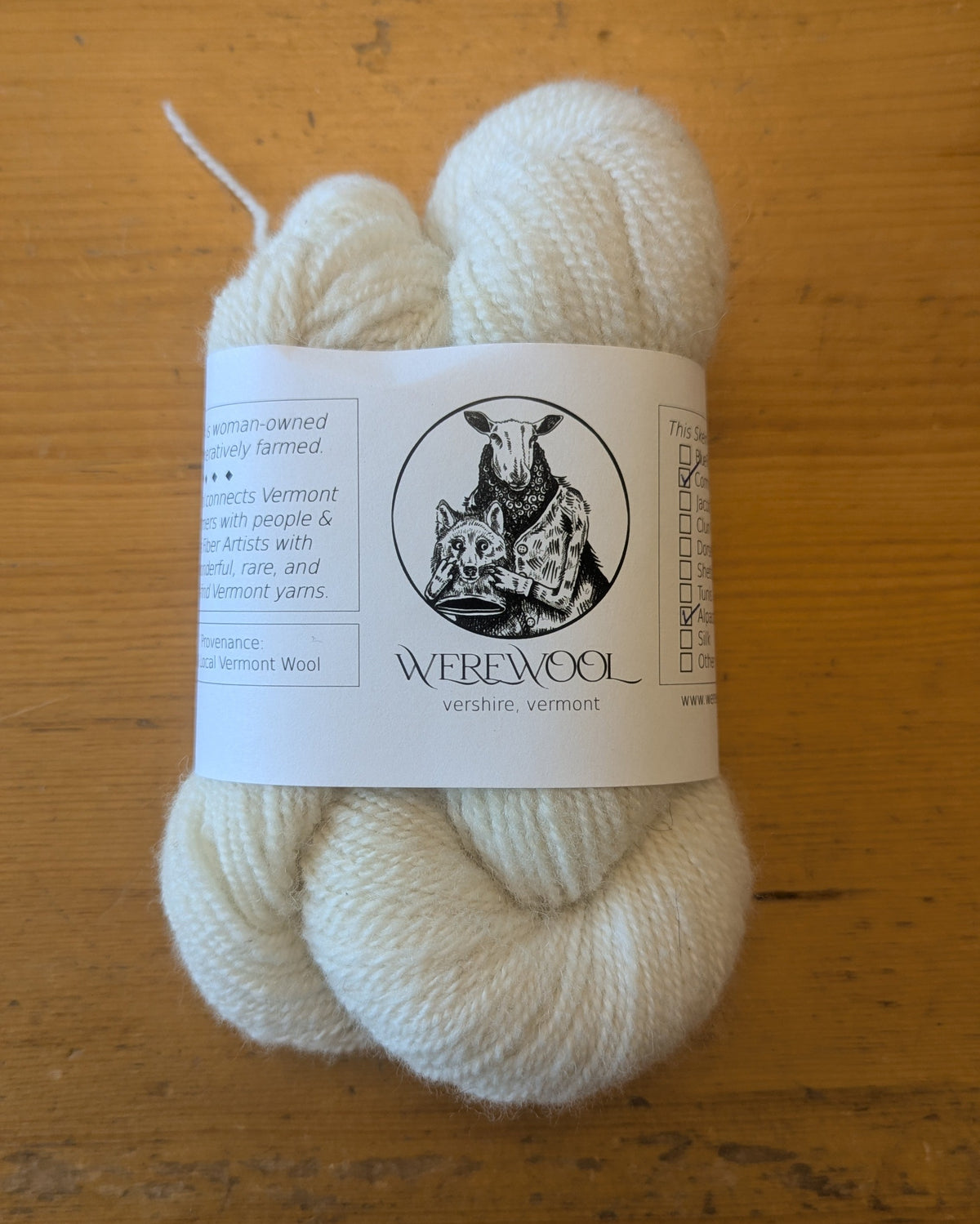 WereWool Pure Cormo & Alpaca Fingering