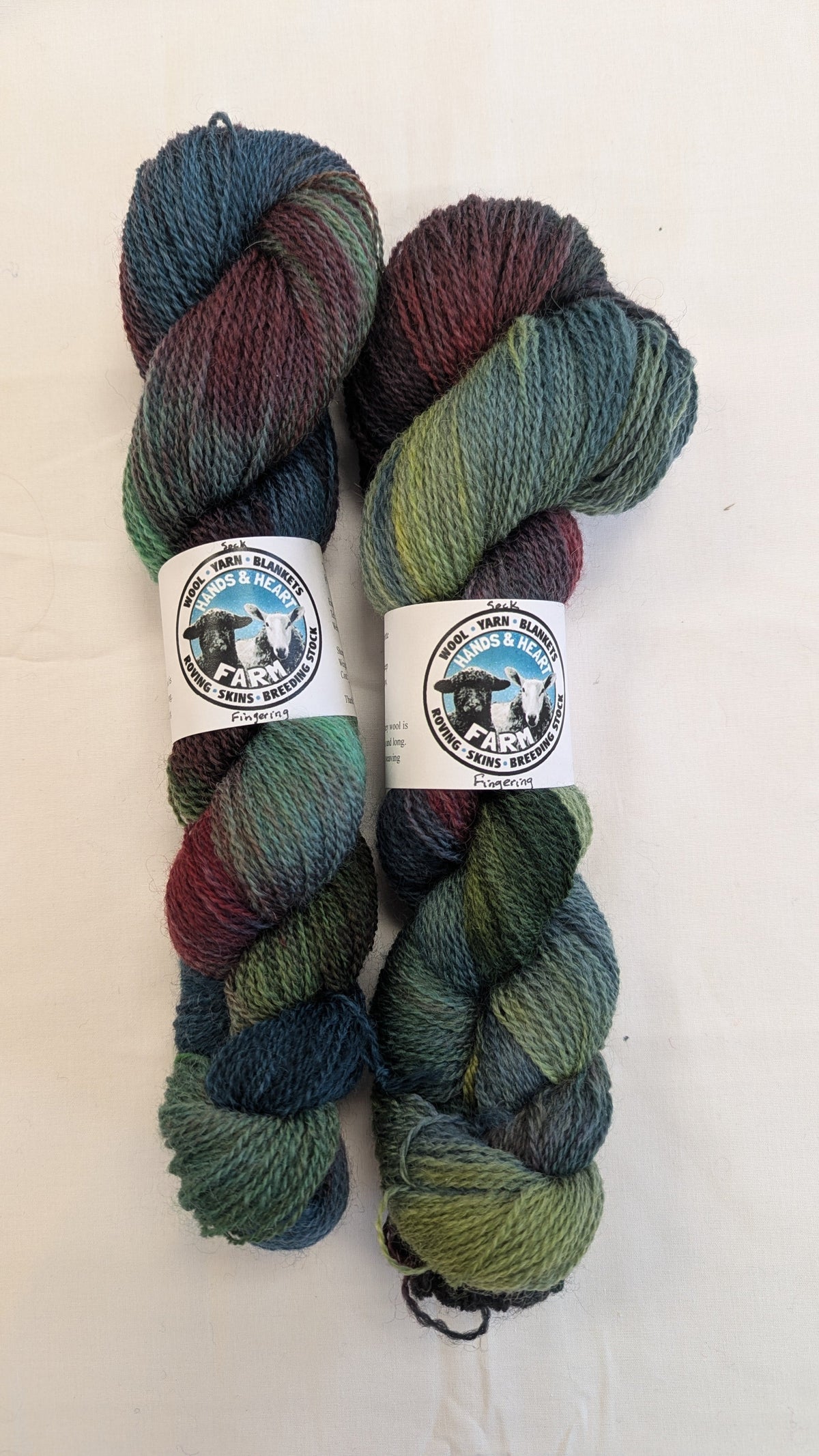 Hands & Heart Farm Fingering/Sock Variegated