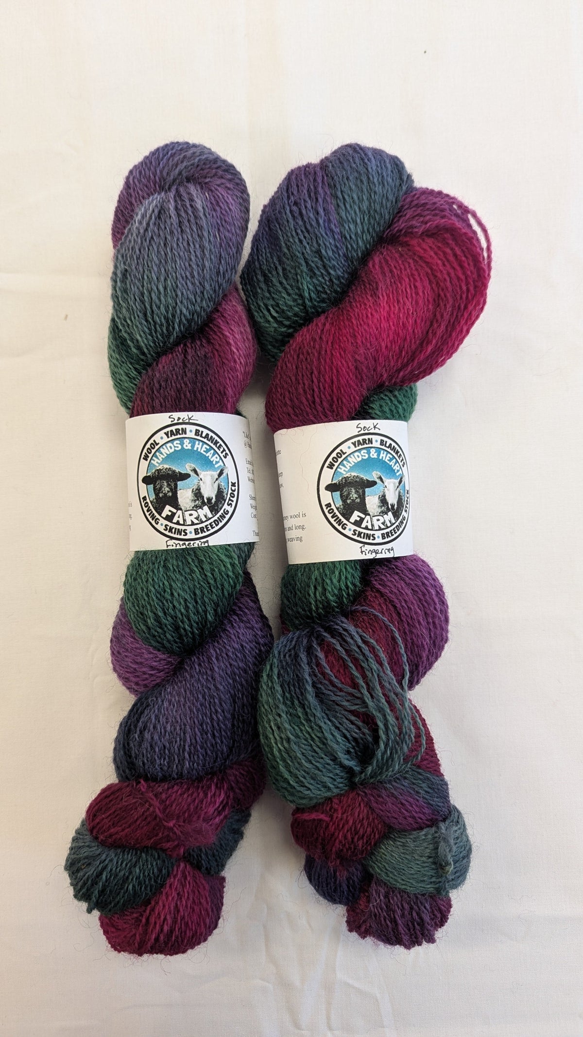 Hands & Heart Farm Fingering/Sock Variegated