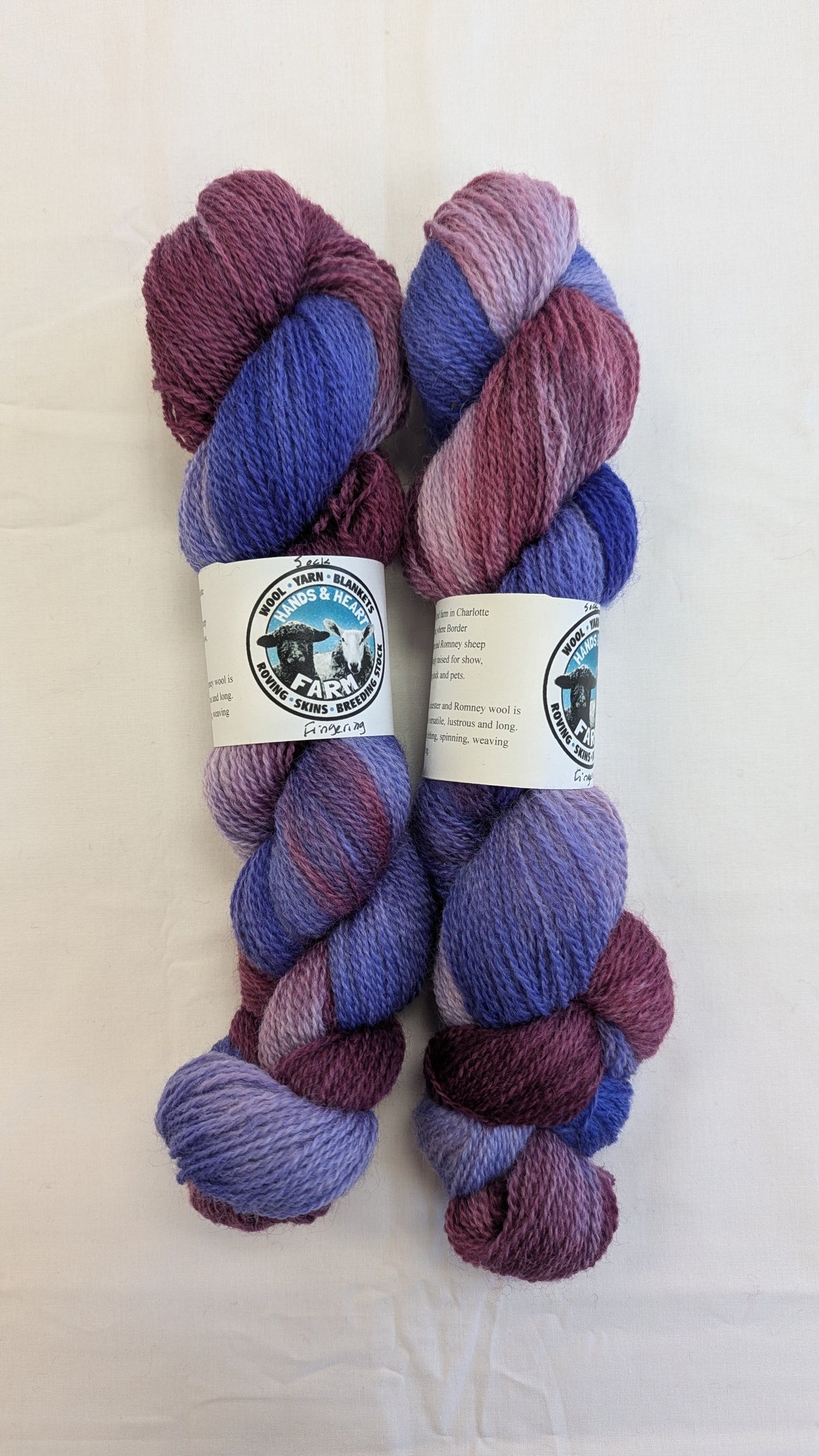 Hands & Heart Farm Fingering/Sock Variegated