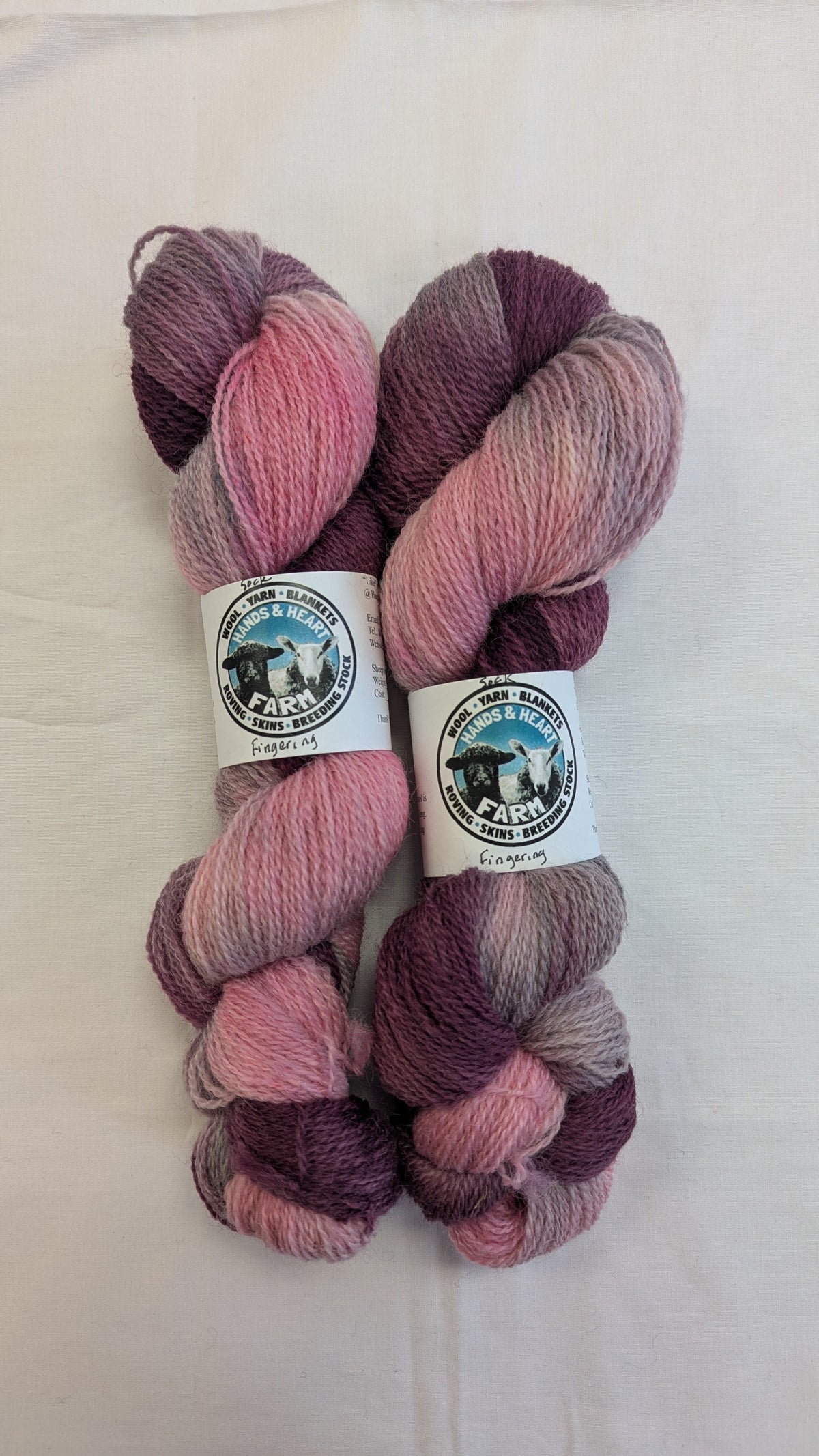 Hands & Heart Farm Fingering/Sock Variegated