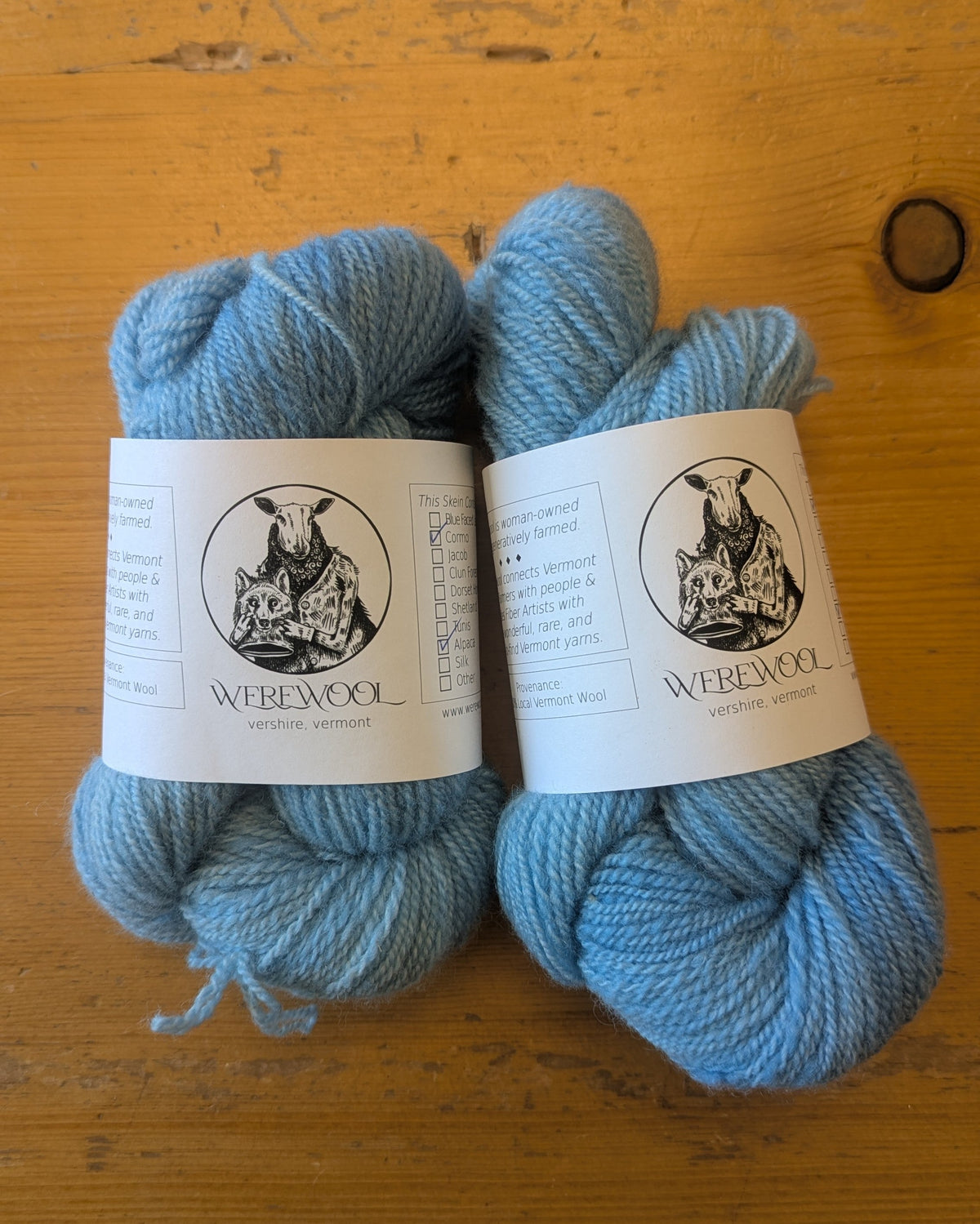 WereWool Pure Cormo & Alpaca Fingering