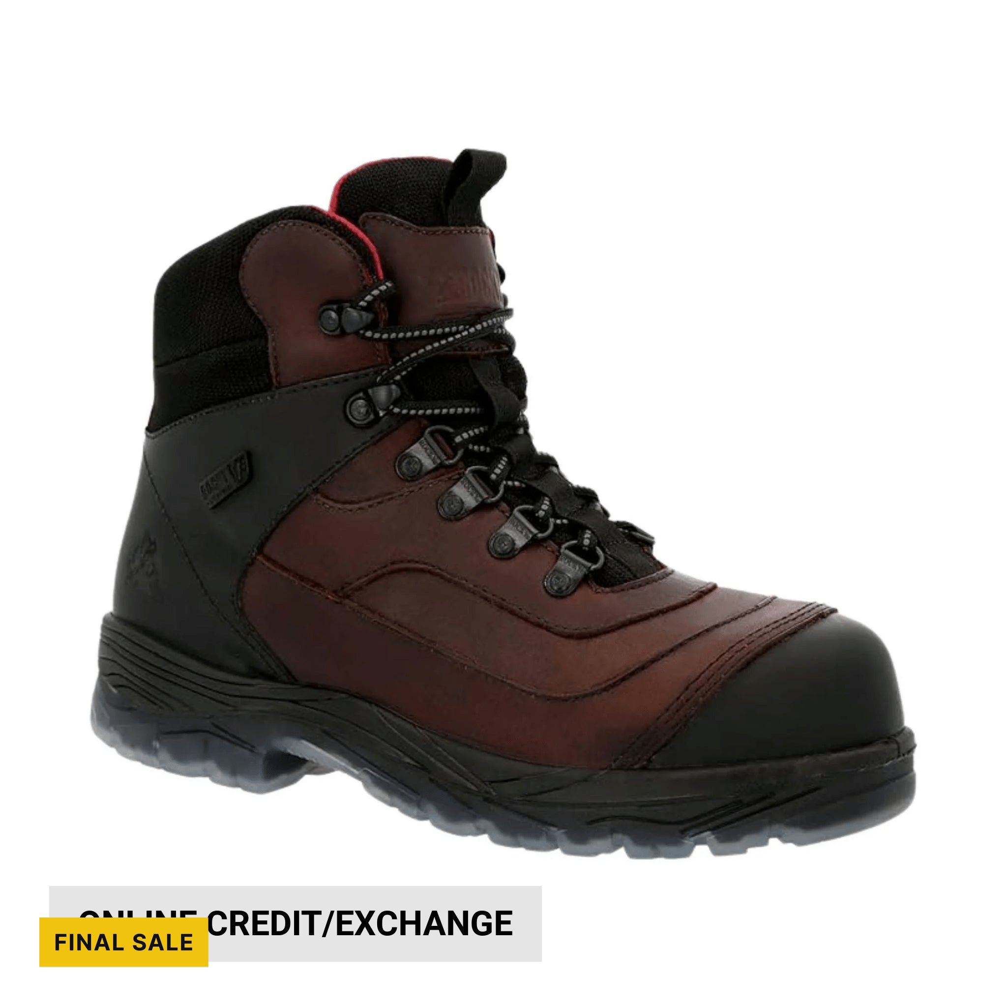 Rocky Men's Forge 6 Inch Composite Toe Work Boots - Brown