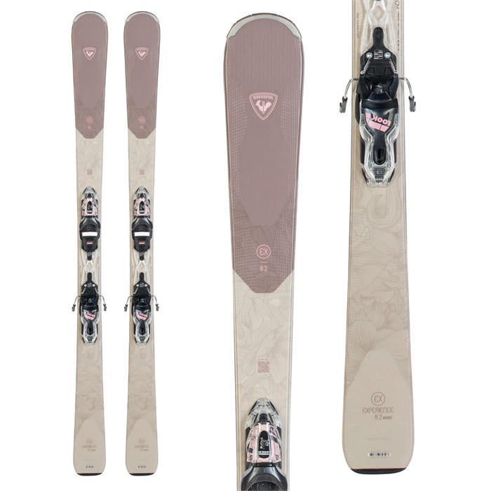 Rossignol Experience W 82 Basalt Women's Skis XP 11 Bindings 2023 by Alpine Shop