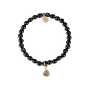 Royal Gemstone Beaded Bracelet | Black Onyx by elliparr