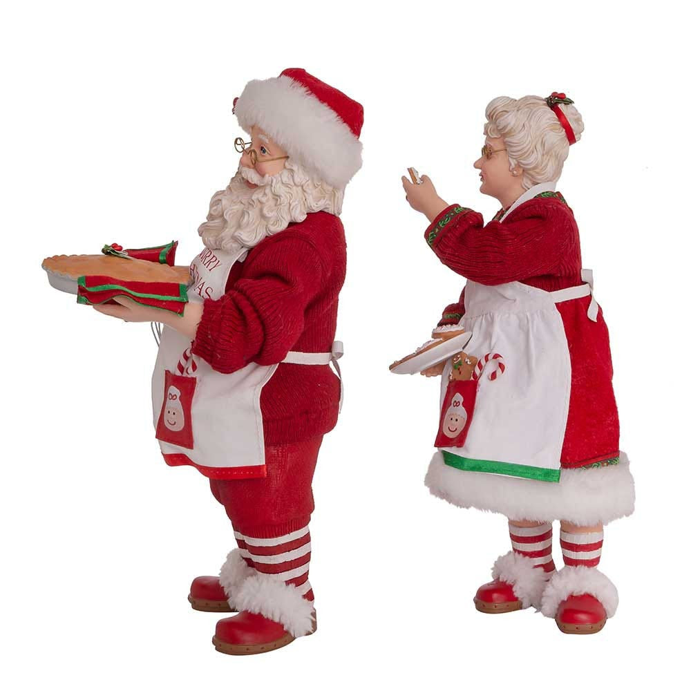 Fabriche Mr. and Mrs. Claus Dessert Set - 2 Piece Set