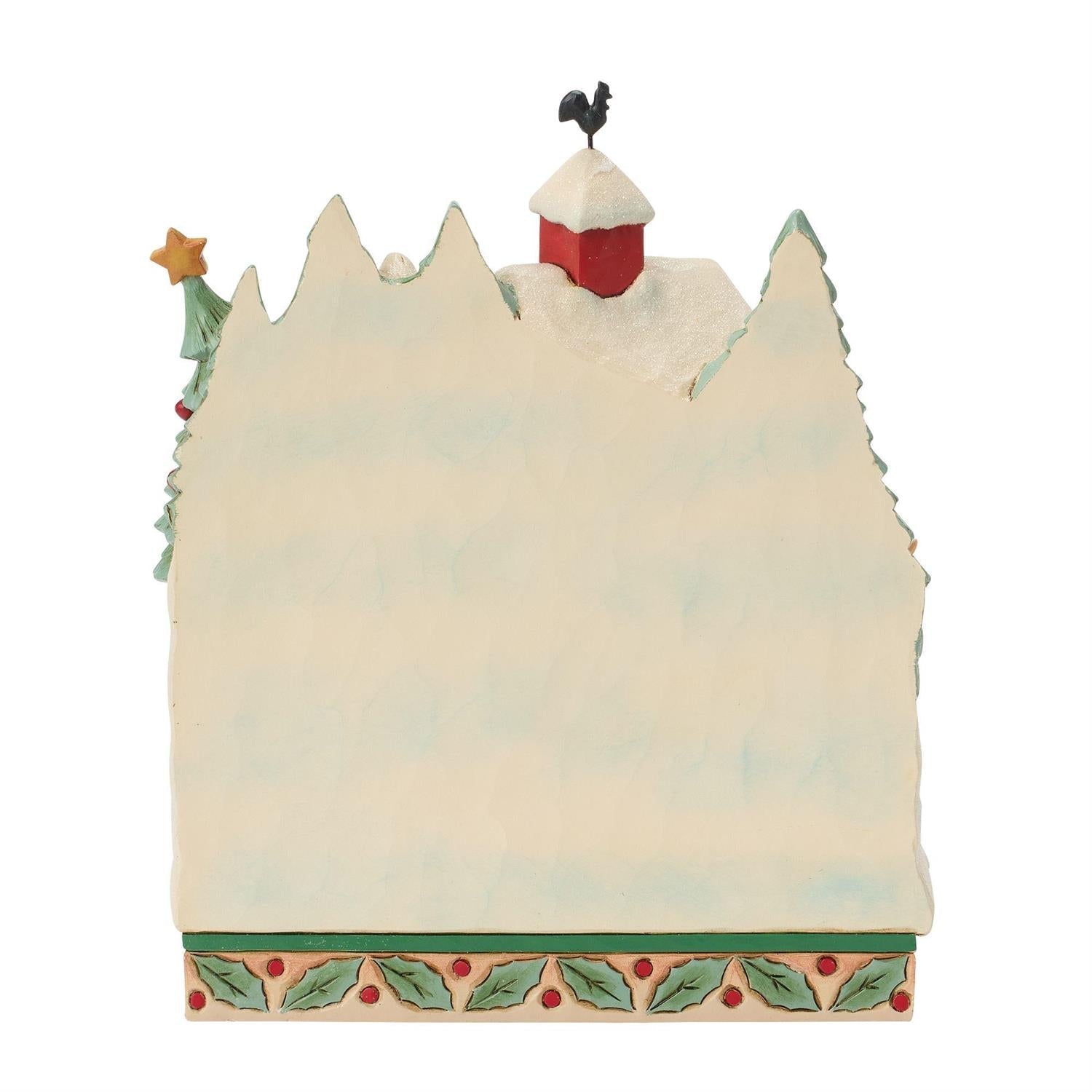 Highland Glen Barn Scene - Full of Christmas Spirit
