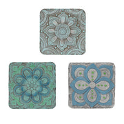 Square Floral Stepping Stone -