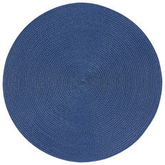 Round Placemat - Disko Indigo by Homeportonline
