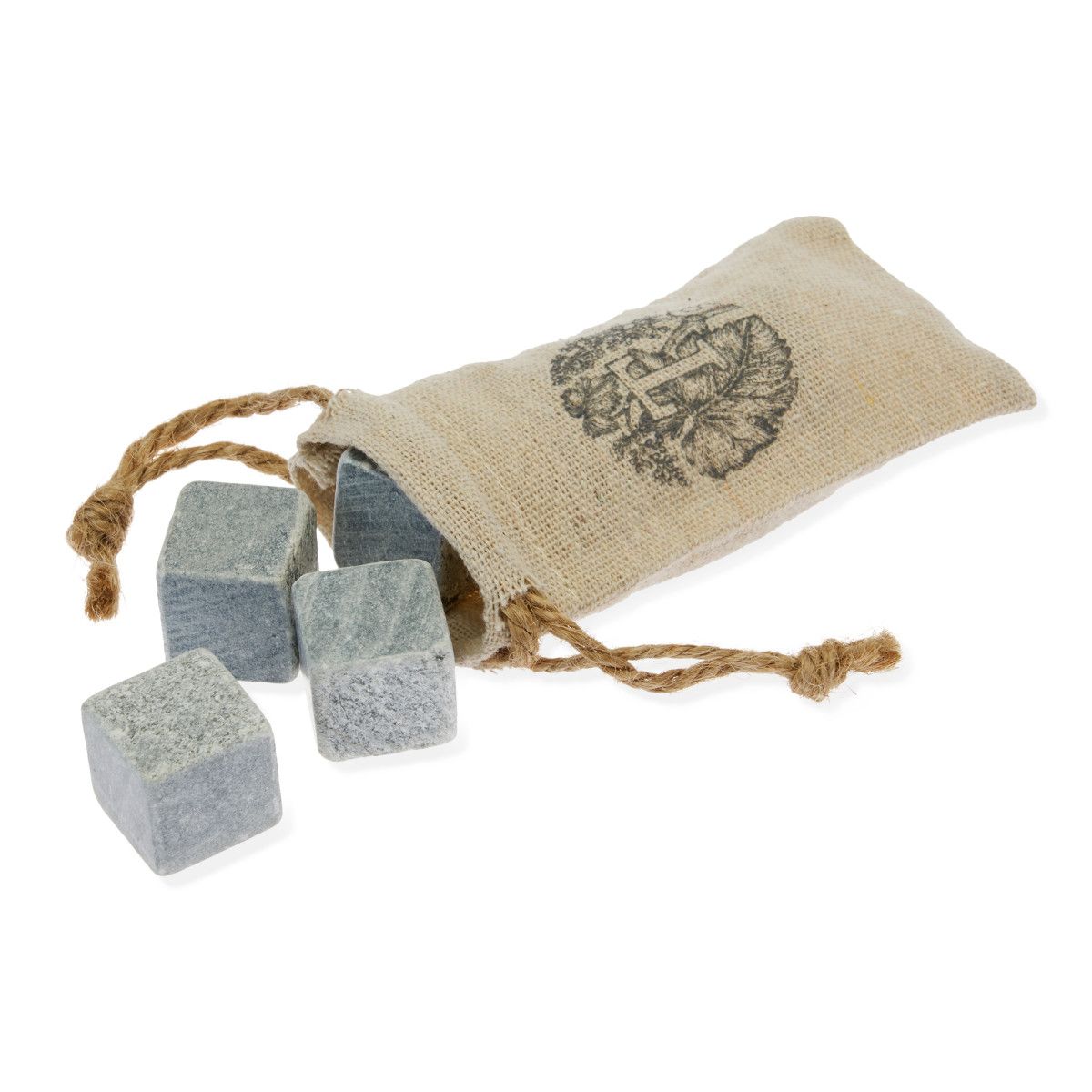Whiskey Stones - Glacier Rocks With Bag Bulk by Homeportonline