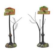 Creepy Village Street Signs