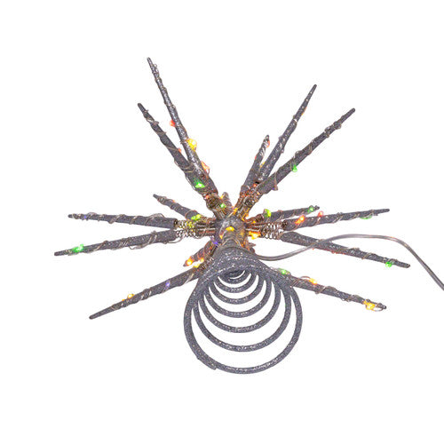 Silver Glitter Starburst Tree Topper - 12 Inch Multicolor
