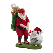 Fabriche Golfer Santa With Oversized Golf Ball