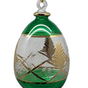 Emerald Heritage Teardrop Perfume Bottle Ornament
