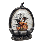 Pumkpin Patch Lighted Waterglobe Pumpkin