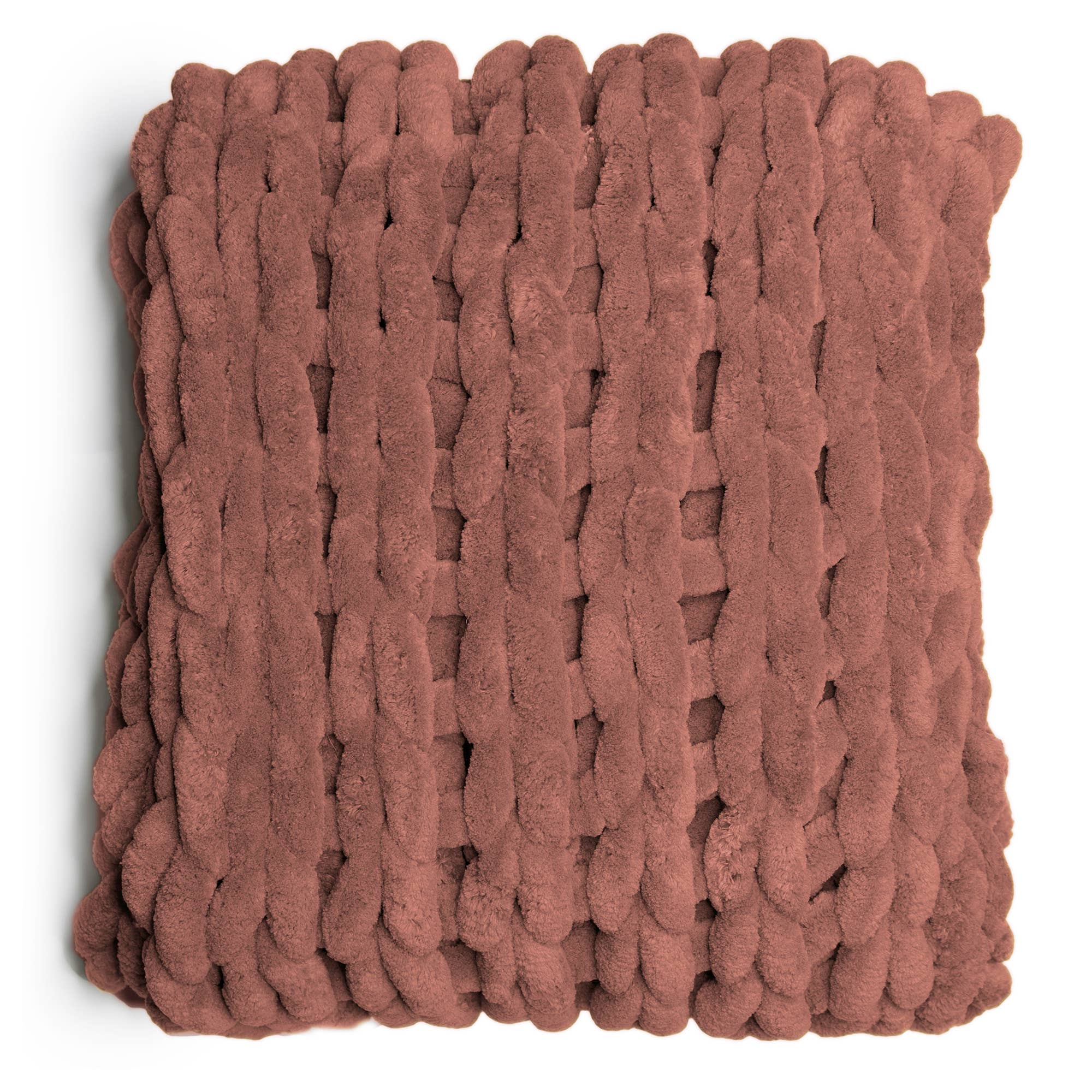 Chenille Chunky Knit Blankets