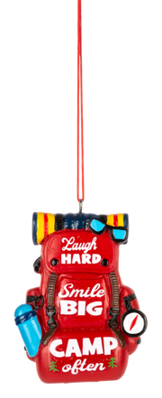 Back Pack Ornaments - Camp Often