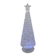 Water Globe Christmas Tree Light - Honeycomb Branches