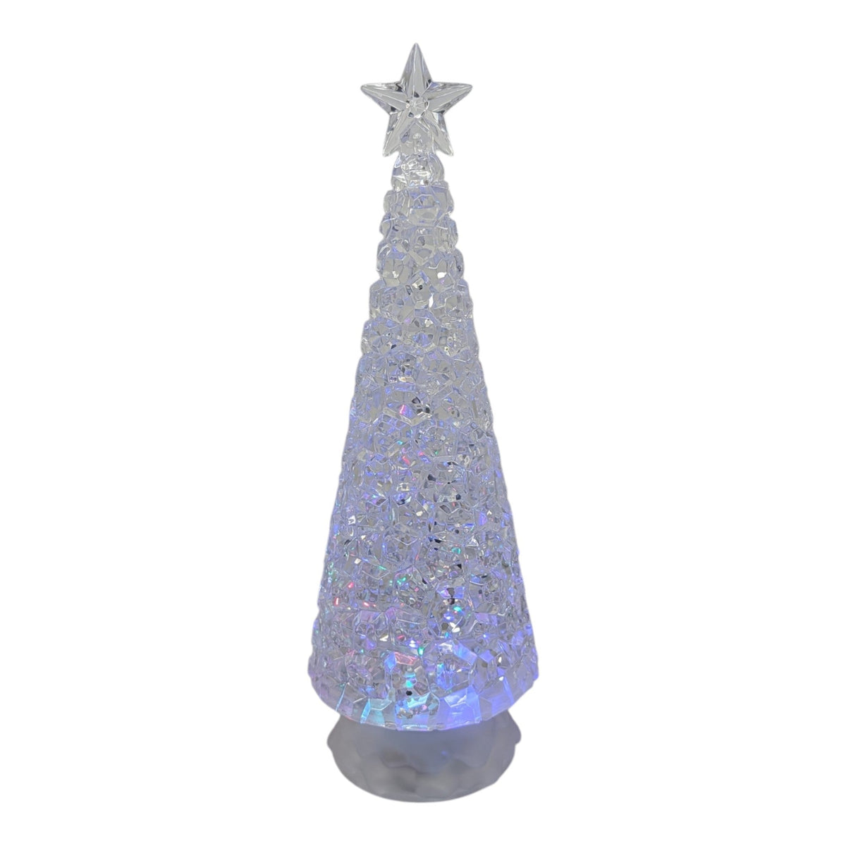 Water Globe Christmas Tree Light - Honeycomb Branches