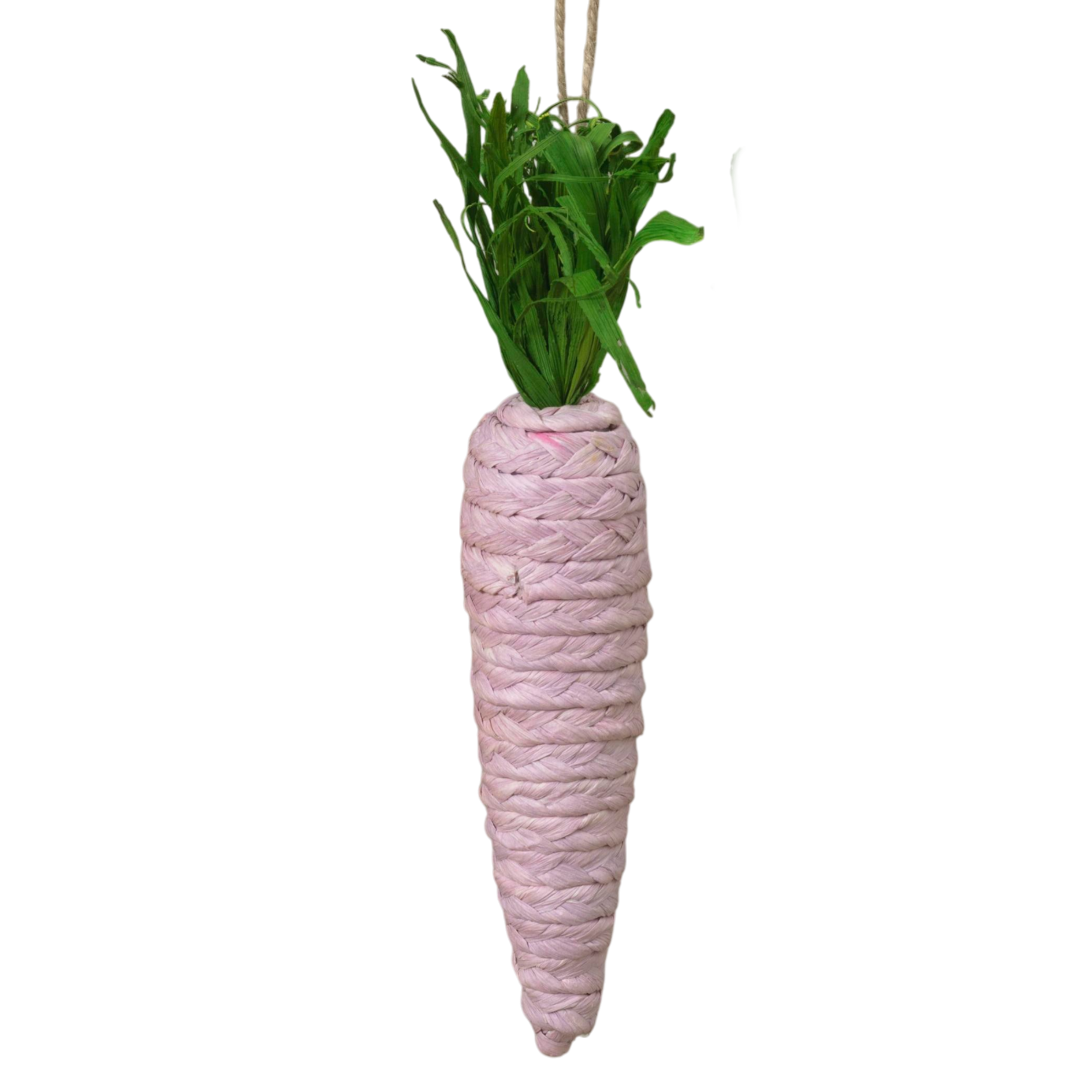Sisal Rope Carrot Ornament -