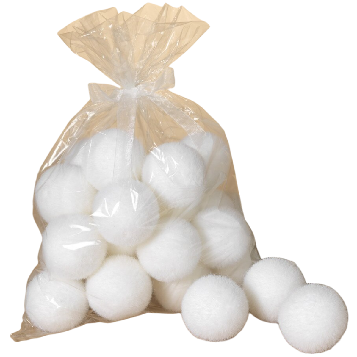 24-Pack of Realistic Winter Snowballs