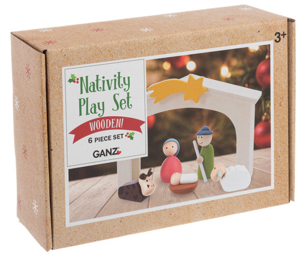 Classic Wooden Nativity Play Set