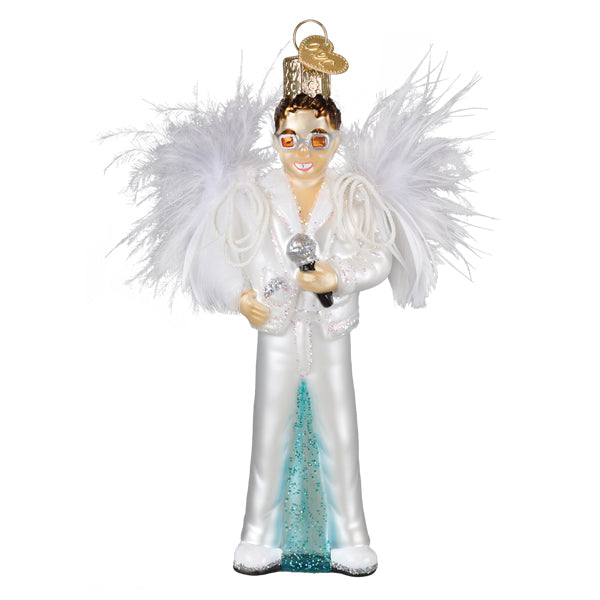 Elton John Glass Ornament