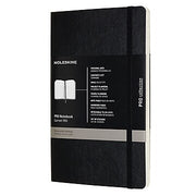 Moleskine Professional Notebook, Large, Black, Soft Cover (5 x 8.25)