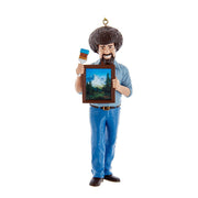 Bob Ross with Frame Painting Ornament
