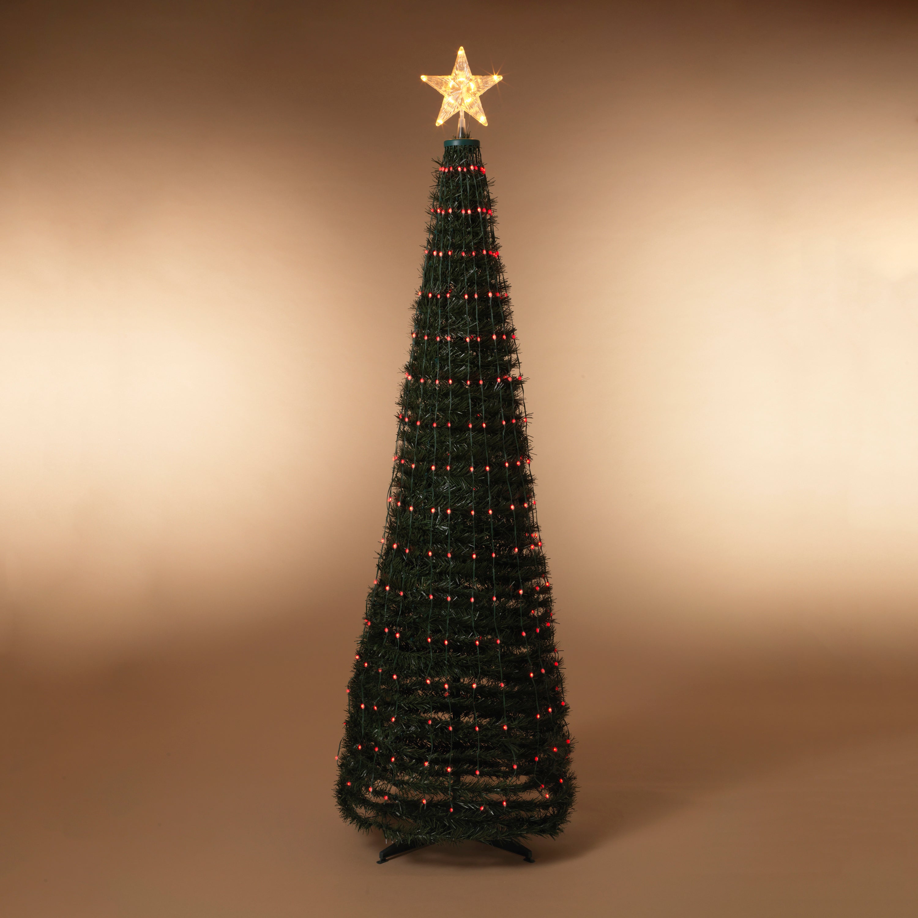 Steel Frame Pole Tree with Color Change LED Lighting - 6 Feet Tall