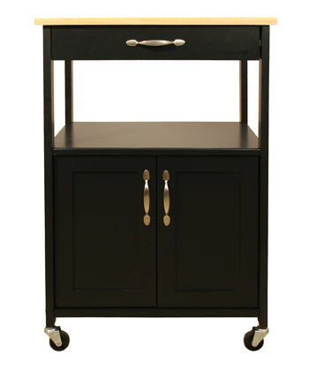 Kitchen Cart With Black Base 23x17 by Homeportonline