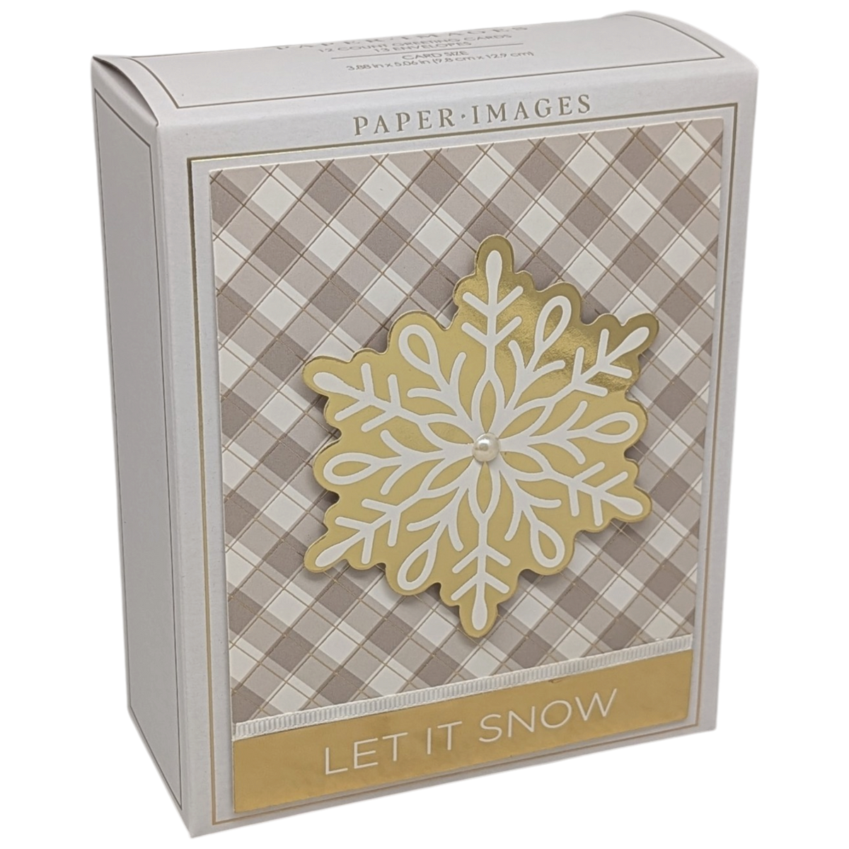 Handmade Greetings Boxed Cards - Let It Snow