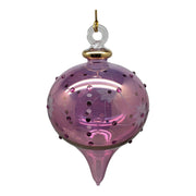 Amethyst Sparkle Ornament with Crystal Chatons