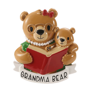 Grandma Bear Ornament For Personalization