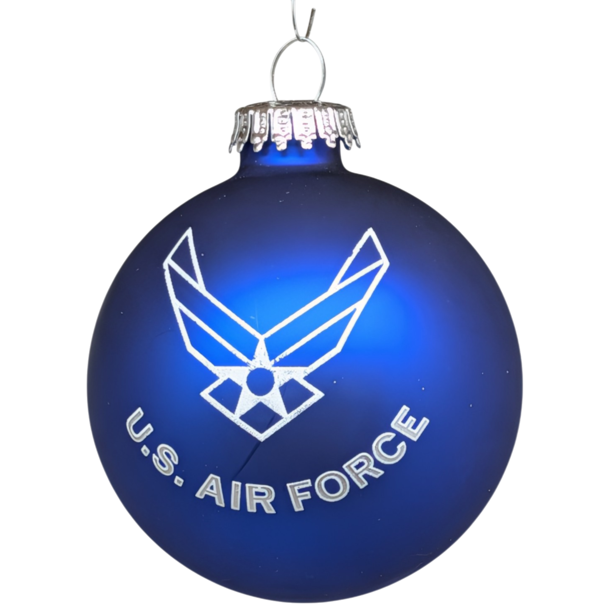 U.S. Air Force - Deep Blue - Glass Ball Ornament