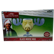 Christmas Vacation Griswold Clear Glass Moose Mug 8 oz