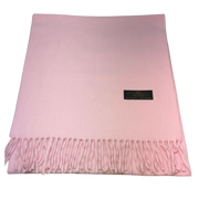 Pale Pink Cashmere Scarf