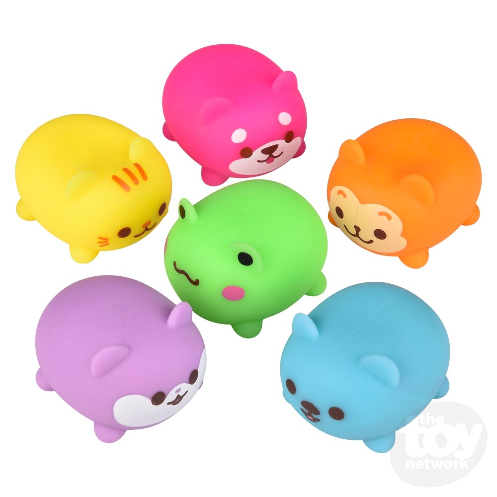 Squish Squeezy Mini Animals 2" (Sold Individually) by Homeportonline