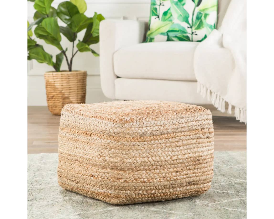 Sangam Saba Pouf Warm Sand by Homeportonline