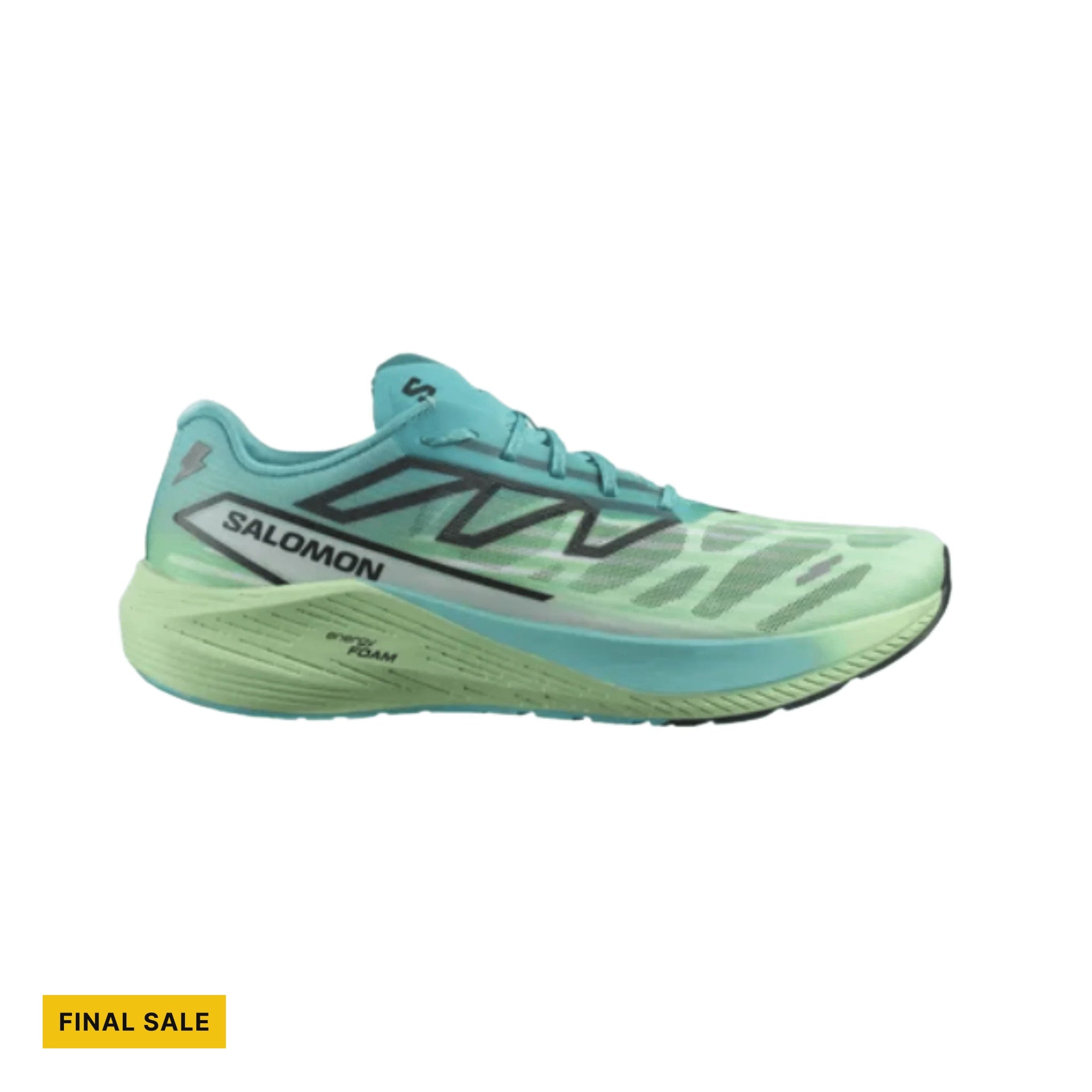 Salomon Men's Aero Volt 2 Road Running Shoes - Peacock Blue/Spring Bouquet/Green Ash