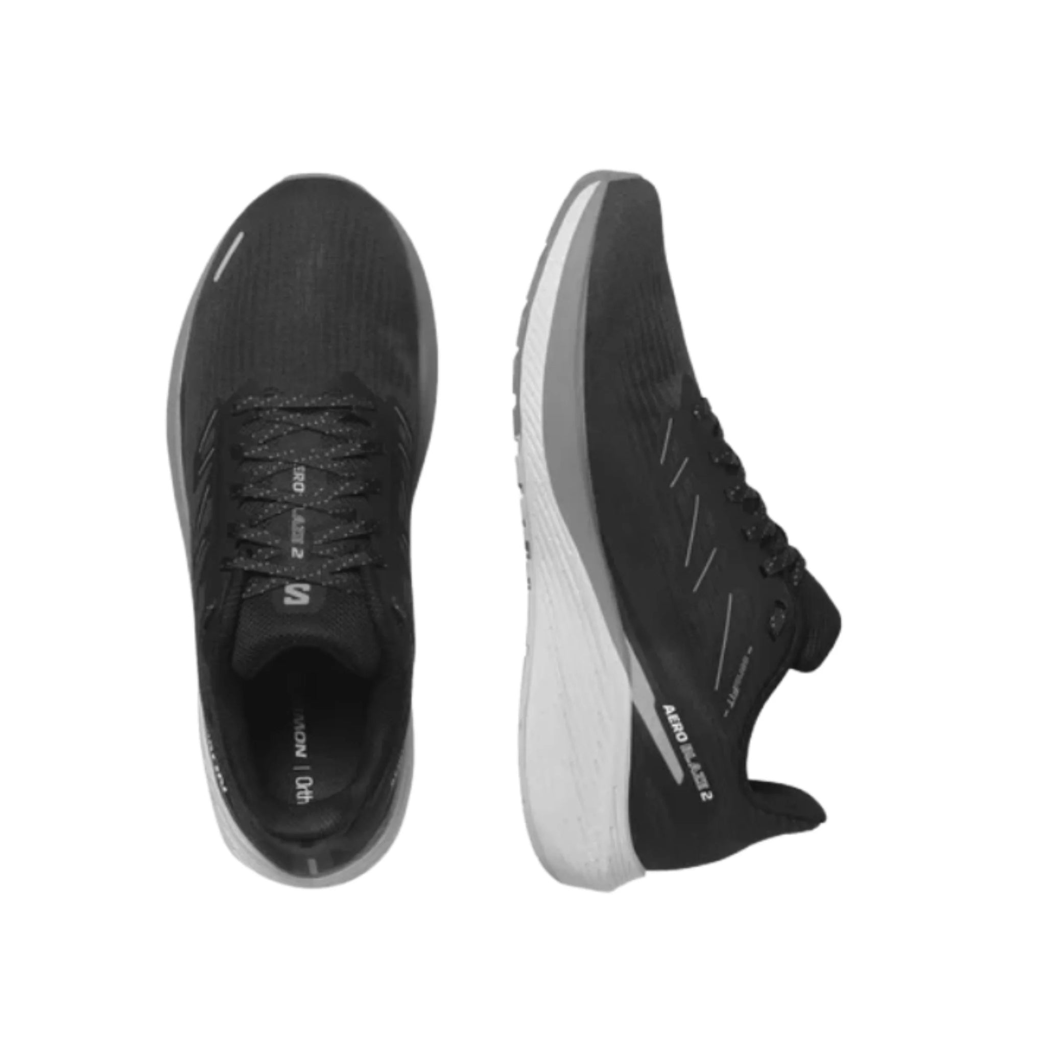 Salomon Men's Aero Blaze 2 Road Running Shoes - Black/Sharkskin by Lenny's Shoe & Apparel