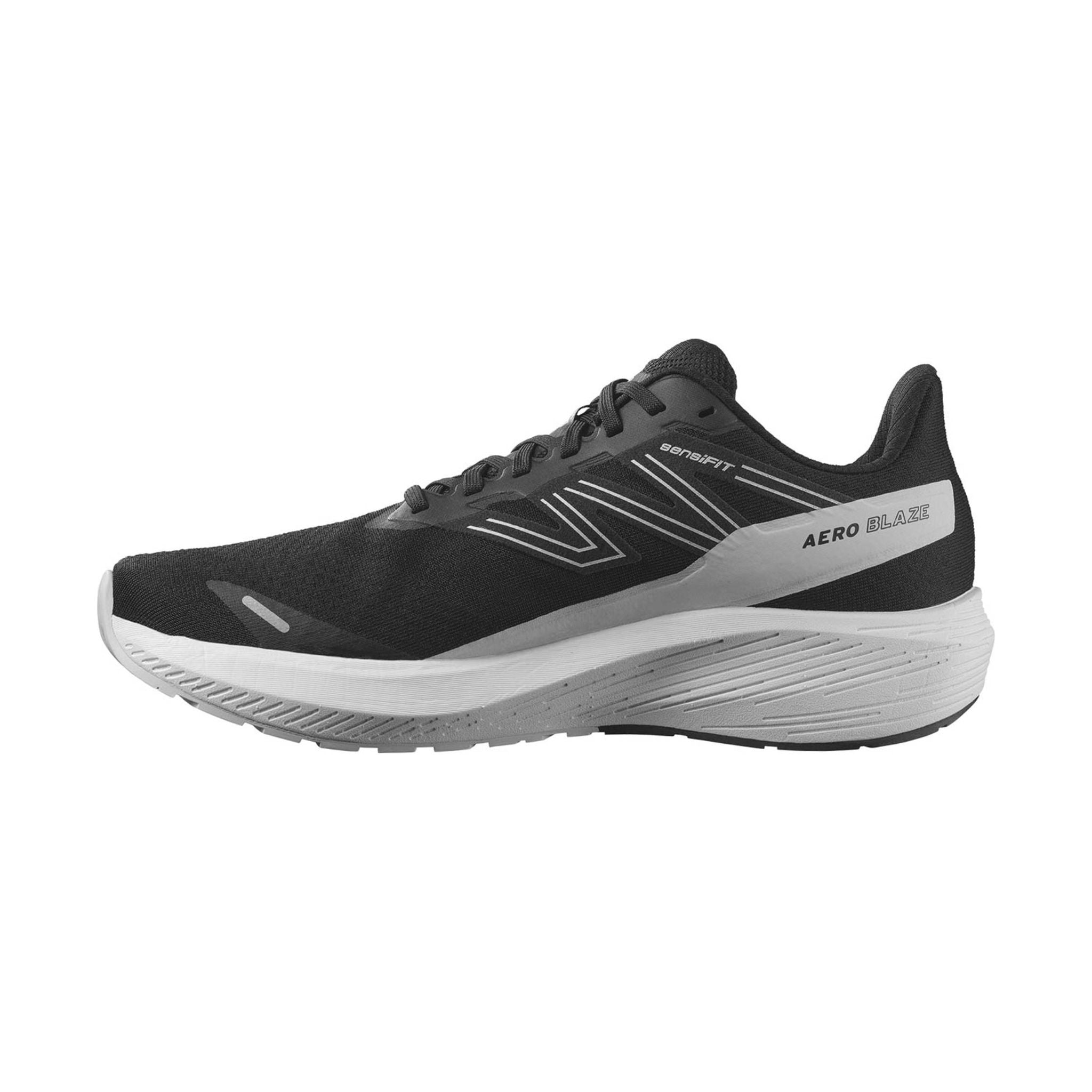 Salomon Men's Aero Blaze Running Shoes - Black/White/Lunar Rock by Lenny's Shoe & Apparel