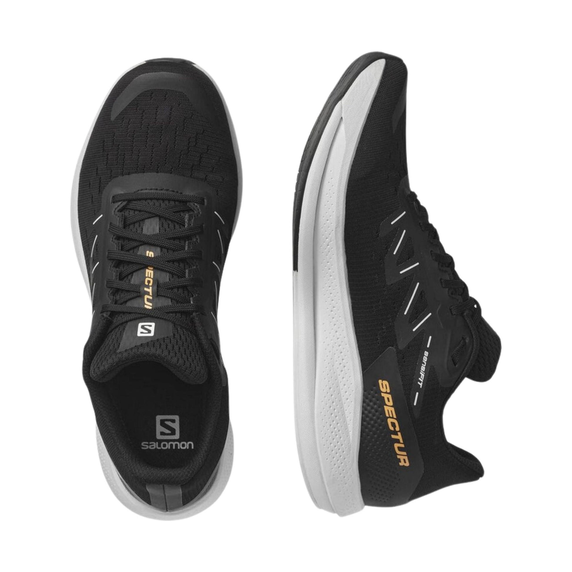 Salomon Men's Spectur Shoes - Black/White/Blazing Orange by Lenny's Shoe & Apparel