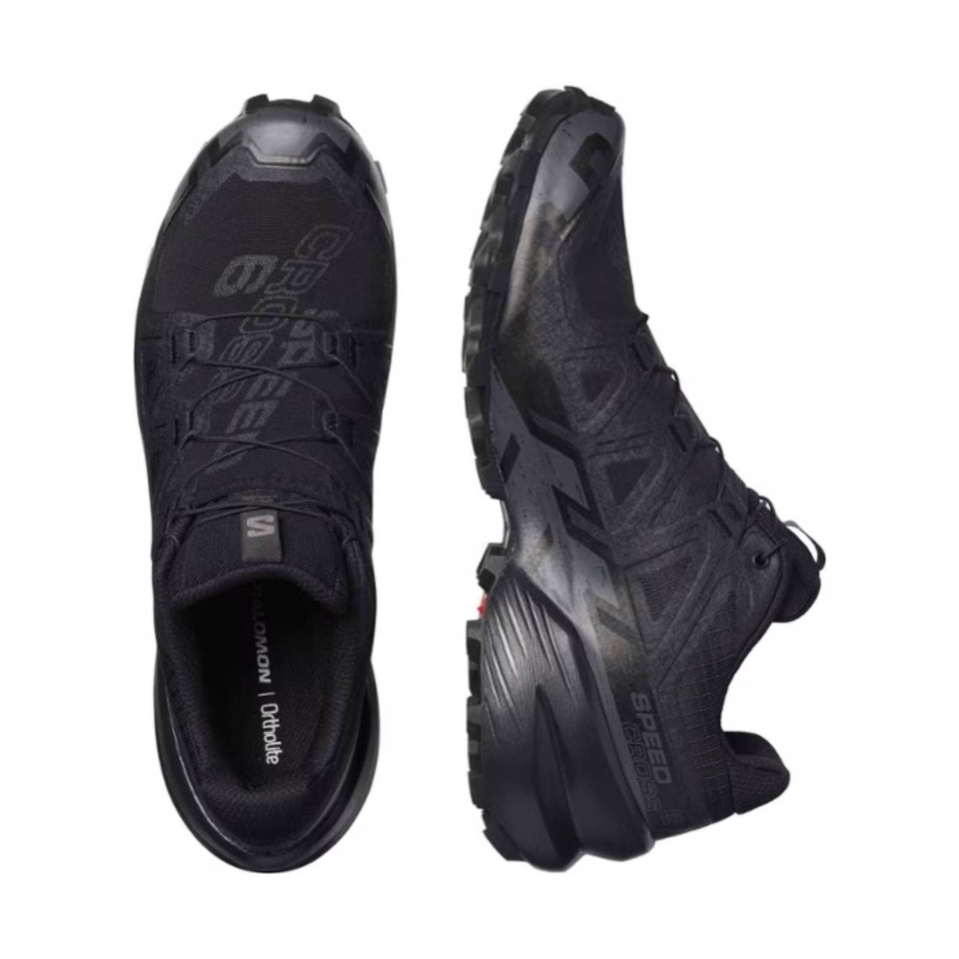 Salomon Men's Speedcross 6 Trail Running Shoes - Black/Phantom by Lenny's Shoe & Apparel