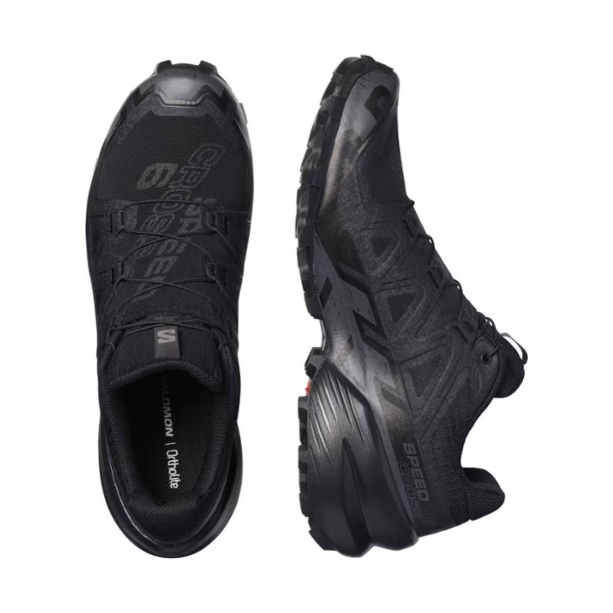 Salomon Men's Speedcross 6 Trail Running Shoes - Black/Phantom by Lenny's Shoe & Apparel