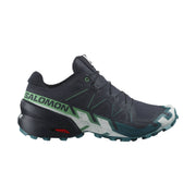 Salomon Men's Speedcross 6 Trail Running Shoes - Carbon/Tahitian Tide/White by Lenny's Shoe & Apparel